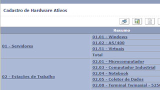 Cadastro de Hardware ITM