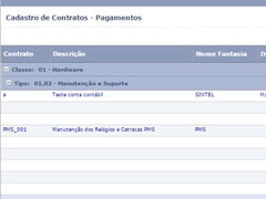 Cadastro de Pagamentos ITM